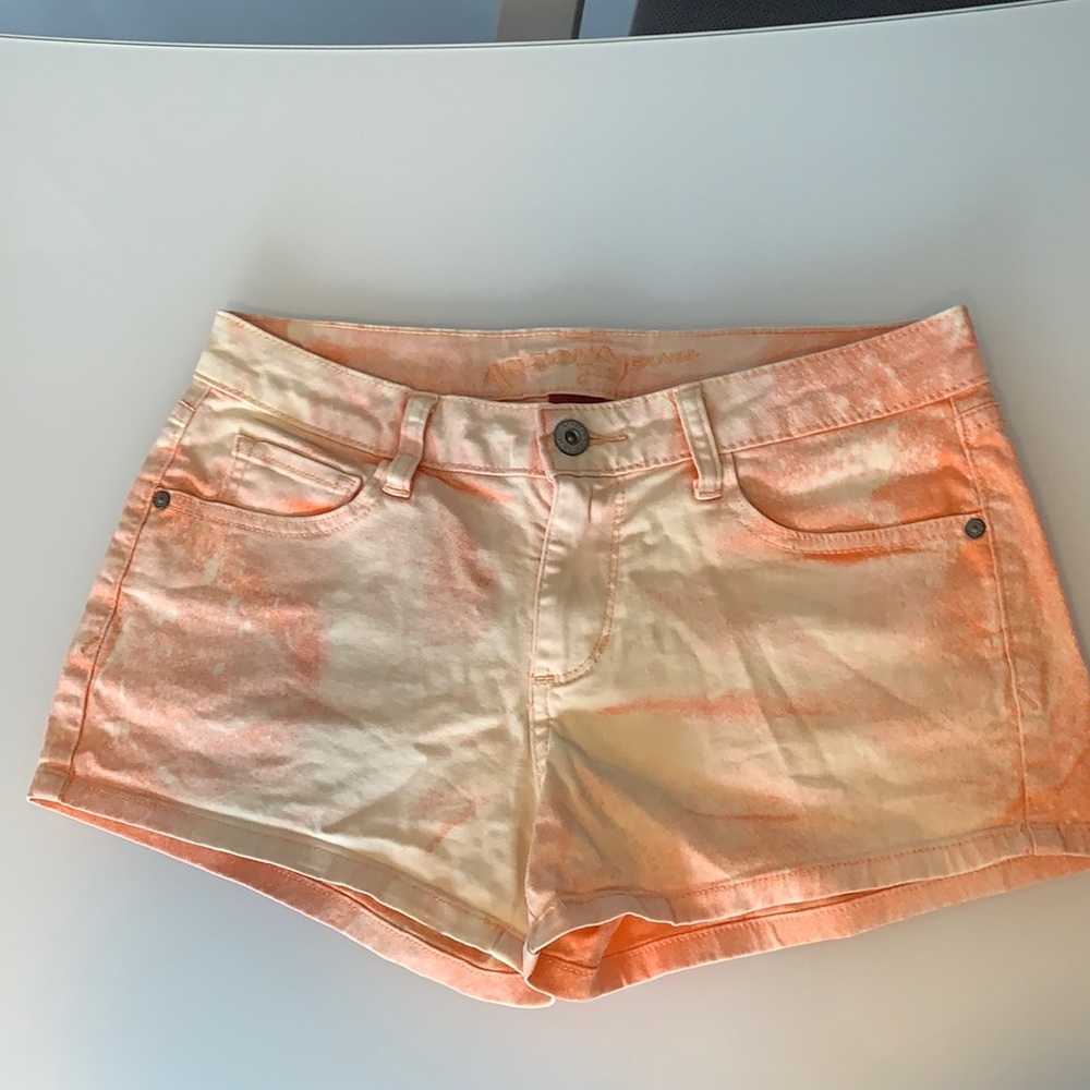 Orange Tie Dye Shorts